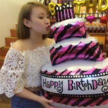 Ballon gâteau de dessin animé | 1 pièces, 100cm, ballons en aluminium pour baby, ballons de fête d'anniversaire, de jouets pour enfants