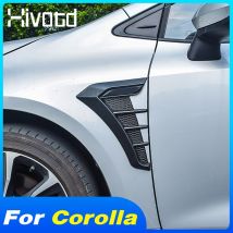 Hivotd – couvercle de pare-choc avant en carbone, garniture de ventilation latérale, accessoires de décoration extérieure, pièces de style pour Toyota Corolla Sedan