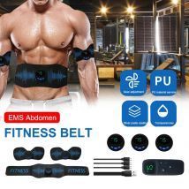 Ceinture de tonification abdominale pour hommes et femmes, appareil d'entraînement à domicile, USB, EMS