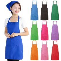 Cuisine cuisson tablier cuisine salle à manger tablier femme famille sans manches tablier cuisine commodité couleur unie tablier