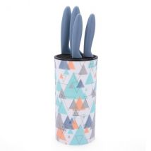 Ensemble de couteaux de cuisine et support Quid menthe (4 pièces)