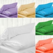 Simple satin soie couleur unie literie taie d'oreiller Simple face taie d'oreiller en soie meilleur pour les enfants/adulte