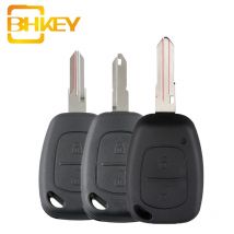 QWMEND – coque de clé télécommande à 2 boutons pour Renault, pour Vauxhall, Opel Vivaro, Renault Movano, Trafic, Renault Kangoo