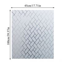 3D fenêtre décorative intimité verre fenêtre autocollant PVC fenêtre auto-adhésif fenêtre couvrant Film salle de bain accessoire