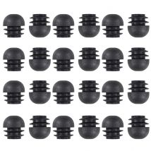 Protecteur de glissement de chaise rond, 22MM, coussin Anti-bouchon de poussière pour Tube en acier inoxydable, 50 pièces