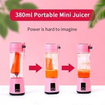 380ML électrique USB Rechargeable Portable presse-agrumes Smoothie mélangeur Machine mélangeur jus tasse fabricant rapide mélangeurs robot culinaire