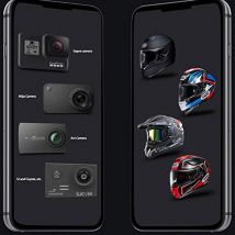 Casque de moto menton support de caméra réglable moto casque menton support plein visage anti-dérapant caméra accessoires pour GOPRO H