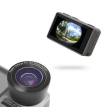 Lentilles en verre optiques externes de 180 degrés lentille d'oeil de poisson pour les accessoires de caméra d'action sous-marine d'action de DJI OSMO