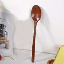 Cuillère en bois fourchette bambou cuisine ustensiles de cuisine outils soupe-cuillère à café vaisselle enfants