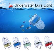 Lampe de lumière de pêche 10X ABS Mini LED étanche pêche appât lumière profonde goutte sous-marine leurre lampe coloré leurre lumière de poisson