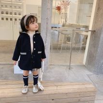 CC963 hiver manteau matelassé de vent de collège de vêtements pour enfants, manteau épais de bébé