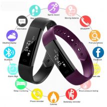 Hommes femmes bande intelligente podomètre Bracelet étape compteur Fitness Bracelet réveil intelligent Bracelet montre PK Fitbits Xaomi Xiomi