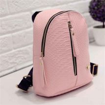 # H25 Mini sac à dos femmes poids léger Daypacks filles sacs à dos dames en cuir sac d'école femme gris sac à dos noir