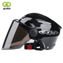 GOPLUS – Casques de moto, vélo, cyclisme ou motocross pour homme et femme,visières à demi lentille, accessoire électrique, peut également être utilisé sur un scooter,