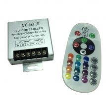 Contrôleur IR RGB DC12V 24V charge maximale 432W pour éclairage de piscine LED