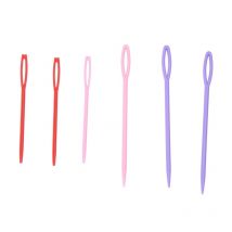 6 pièces/ensemble en plastique à tricoter Crochet aiguilles à Crochet pour Jumbo tressage cheveux et Crochet tresses laine aiguille à coudre bricolage outil de tricot