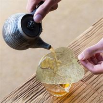 Passoire à thé en métal pour Gongfu, accessoires à thé, outils de cuisine créatifs en forme de feuille de maille en acier inoxydable