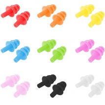 5 paires de bouchons d'oreille en mousse souple isolation phonique protection d'oreille bouchons d'oreilles anti-bruit bouchons de couchage réduction du bruit en mousse pour voyage