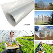 Film de protection Transparent en plastique pour serre de légumes, 15m, protection Anti-UV imperméable pour culture agricole et jardinage