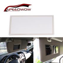 SPEEDWOW-miroir de maquillage de voiture | Miroir de pare-soleil de pare-soleil de voiture, miroir de décoration Automobile, fond adhésif 110*65mm