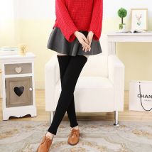 Femmes épaissir jambières classique décontracté genou chaussettes automne hiver haute bottes chaussettes jambe Legging Stovepipe longue Femme