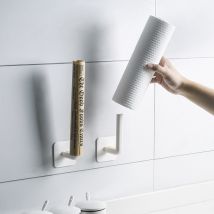 Porte-serviettes autocollant porte-serviette | Rouleau de papier adhésif de cuisine, porte-serviette de cuisine, Film adhésif support de rangement pour l'absorption d'huile
