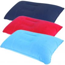 Gonflable pliant voyage Air oreiller confortable Rectangle 38x24cm plage voiture cou soutien tête repos coussin 30JE28Y
