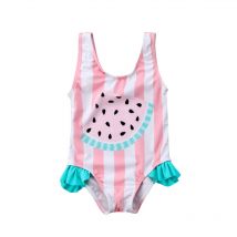 Maillot de bain pastèque pour bébés filles, une pièce, Bikini