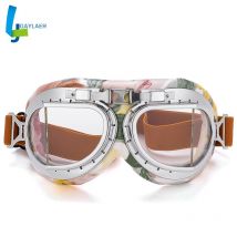 Motocross lunettes casque Steampunk cuivre volant moto lunettes pilote Biker lunettes lunettes protection équipement