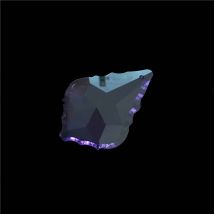 50 pcs 38mm Violet cristal feuille d'érable forme lustre pendentifs éclairage prismes pièces décoration pour rideau/porte en vrac