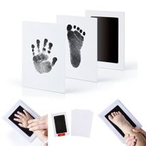 1Pc -né bébé empreinte digitale cadre Photo Kit Non toxique propre tampon d'encre tactile