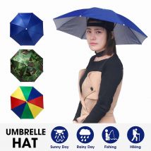 Pliable soleil parapluie chapeau extérieur chapeaux tête casquette pêche randonnée Golf plage casquette tête chapeaux Sports de plein air Camping équipement