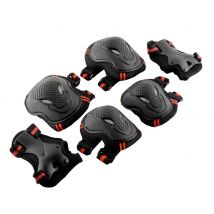 Garde unisexe protection 6x Skateboard Gear coude genouillère poignet vélo cyclisme