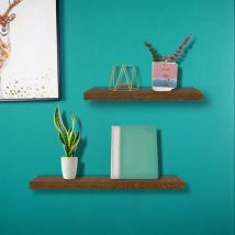 Étagères flottantes murales | Étagère de rangement murale en bois rustique, décoration de la maison #1