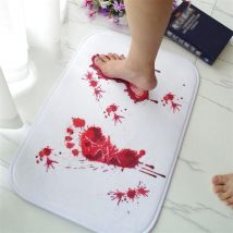 Tapis de bain à empreinte antidérapant | 40x60, tapis de sol, tapis de salle de bain, d'absorption d'eau, tapis de porte, tapis de cuisine d'intérieur