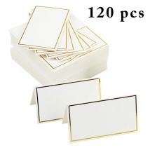 Cartes décoratives de table pour mariage 120 pièces, carte d&#39;invitation avec message nom et table, fournitures de fête, carte de siège