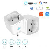 Intelligente Prise de Courant Wifi avec Moniteur De Puissance de Maison Intelligente Sans Fil Wifi Prise de courant Matériel Électrique Fournitures Prises Électriques