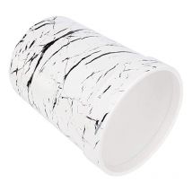 Poubelle de salle de bain créative marbre sans couvercle poubelle poubelle ménage conteneur corbeille pour la maison ou le bureau
