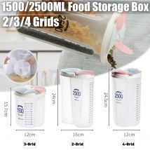 Boîte de rangement de distributeur de céréales en plastique | Boîte de rangement de cuisine, Grain de nourriture, conteneur de riz, belle cuisine, boîte de rangement de riz, farine et Grain