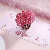 Se Voeux cartes 3D Valentine amant joyeux anniversaire Voeux d'anniversaire pour anniversaire saint valentin Carte décoration jour cartes F6P5