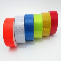 Bande autocollante réfléchissante pour voiture, 1 rouleau de 5cm x 3m, de sécurité, ruban d&#39;avertissement auto-adhésif pour moto et vélo