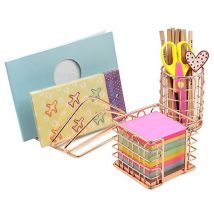 Étagère de rangement pour lettres de bureau | Étagère à livres, étagère de rangement pour lettres en fer forgé, porte-plateau, nouvelle étagère de décoration de bureau