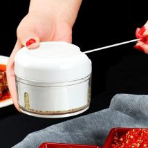 Tirer l'ail/oignon hachoir broyeur presse manuel alimentaire Cutter processeur pour fruits légumes viande cuisine outil Mini hachoir alimentaire