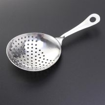 Passoire de Bar à Long manche en acier inoxydable, louche à soupe, passoire de grande capacité, cuillère fendue pour cuisine Restaurant