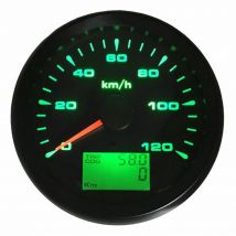 Style 0-120 km/h Auto GPS vitesse mileomètre jauges Modification 316L lunette GPS compteurs de vitesse 85mm indicateurs de vitesse avec antenne