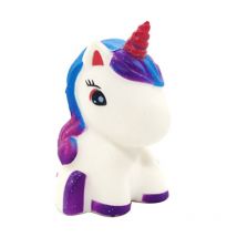 Jumbo mignon coloré galaxie licorne Squishy poupée pain parfumé lente montée compression jouet soulagement du Stress pour bébé enfants de noël