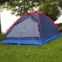 Tente de Camping Double en plein air tente de plage monocouche voyage en plein air coupe-vent étanche auvent tente ultraléger en plein air pliant S
