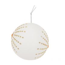 30 pièces arbre de noël décor or blanc boule ornement boule fête suspendus boule pour la maison décorations de noël