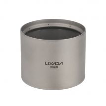 Lixada Mini poêle à alcool léger titane liquide esprit alcool poêle four pour Camping en plein air sac à dos randonnée