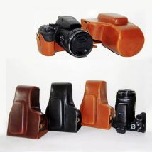 Housse en cuir pour appareil photo pour Nikon Coolpix P900s P900